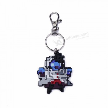 Factory price soft PVC rubber keychain, soft PVC key tag