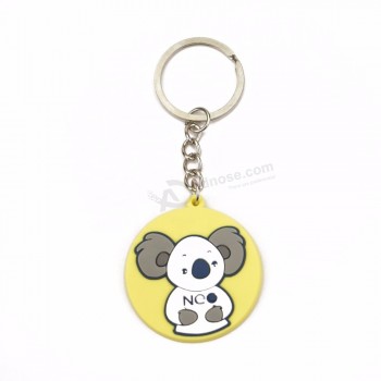 Porte-clés personnalisé en caoutchouc PVC silicone 3D / 2D personnalisé