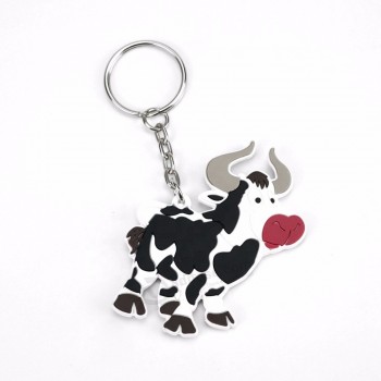 Porte-clés en PVC 3D Porte-clés en caoutchouc souple Porte-clés en caoutchouc