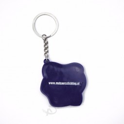 2D benutzerdefinierte Schlüsselhalter Cartoon Gummi PVC Schlüsselbund