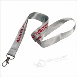 cordino in nylon con logo serigrafato sul collo con fibbia in plastica