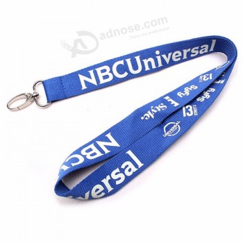 Direkt ab Werk bedrucktes Lanyard aus Polyester / PVC mit individuellem Logo für den Vertrieb