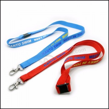 flache Stoffbedruckung / bedruckte Logo-Lanyard für Arbeiter