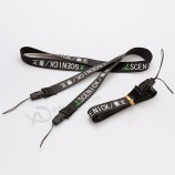 cordón de serigrafía de nylon resistente impreso / logo de impresión cordón personalizado sin MOQ