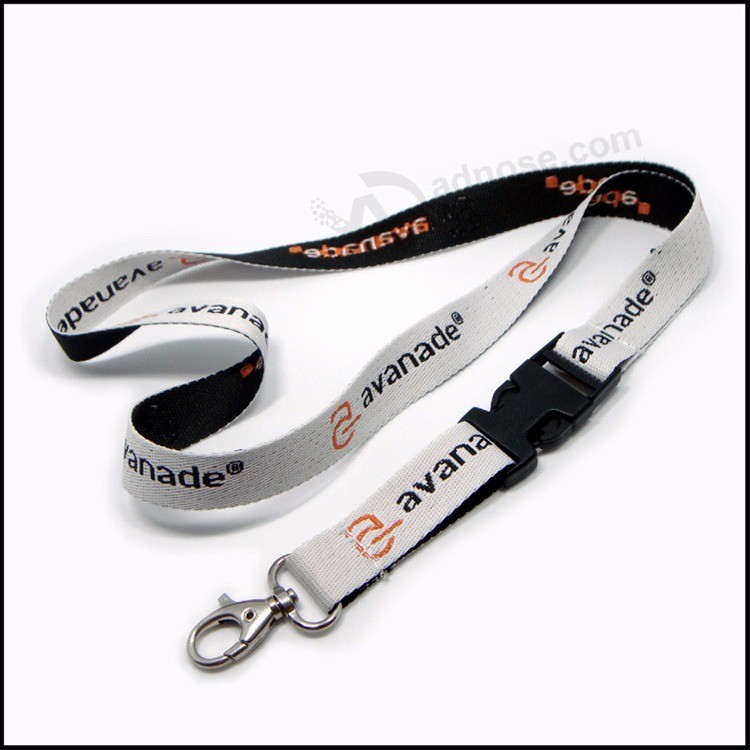 Giveaway Woven Hand Knitted/Switched Logo Custom Lanyard for Employee