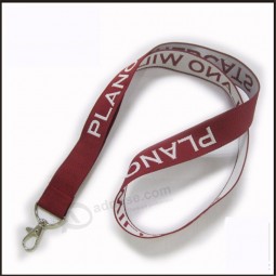 Promotion Woven/Jacquard/Embroidered Logo Custom id badge holder Lanyard for Show