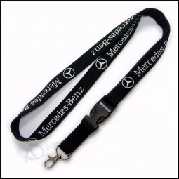 Tissé par ordinateur/Jacquard/Brodé Logo Porte-badge d’identification personnalisé Lanière pour cadeaux promotionnels