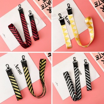 Sangle de téléphone personnalisée longe rayée cordon universel pour le cou et le poignet Accessoire
