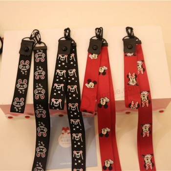 Longe courte en nylon personnalisée pour porte-badge USB