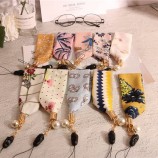 correia de pulso de moda chiffon cinta larga para teclas de câmera