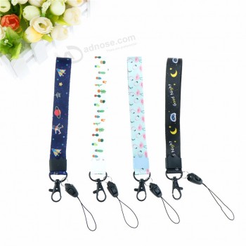 Cartoon Wrist Hand Cell Phone Mobile Chain Straps Keychain Charm Cords DIY Hang Rope Lariat Lanyard
