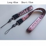 Correas para teléfono móvil Soporte para credencial USB Cuerda para colgar DIY Cuerda de seguridad Lariat