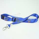 aangepaste heattransfer lanyard met badge