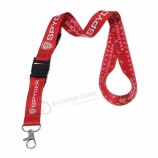 Angepasste Logo Abzeichen Reel ID-Kartenhalter Schlüsselbund Hals Lanyard