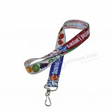 op maat geweven polyester sublimatie mobiele telefoon lanyards