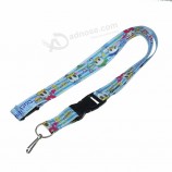 Fabrik benutzerdefinierte Logo ID-Karte Lanyard mit Kunststoffschnalle