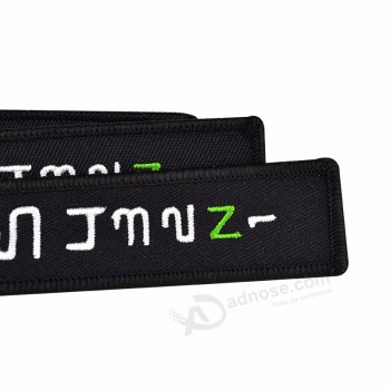 Bijoux de mode 6 5 4 3 2 N 1 Lancer Porte-clés Porte-clés pour voitures et motos OEM Porte-clés Stalls Tag Broderie Keychians