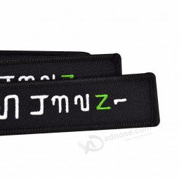 moda bijoux 6 5 4 3 2 N 1 lanzamiento Llavero llavero para automóviles y motocicletas Puestos de llavero OEM Etiqueta bordado keychians
