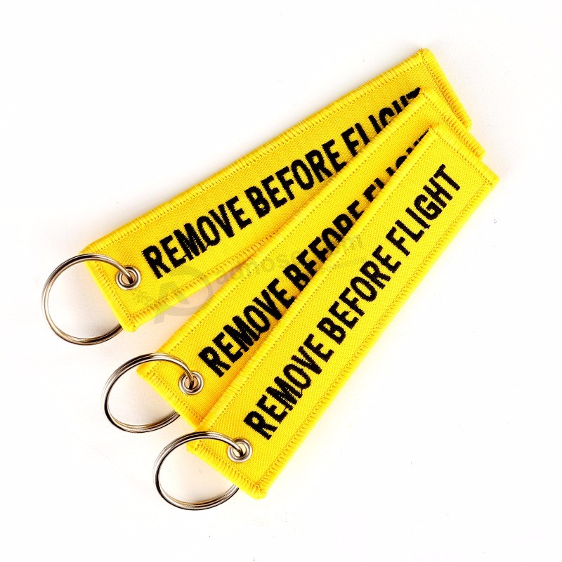 5-PCS-LOT-Remove-Before-Flight-Keychain-FOLLOW-ME-Yellow-Keychain-Jewelry-Embroidery-Safety-Tag-llavero (5)