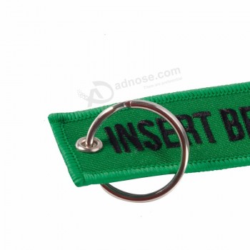 3pcs/lot Insert Before Flight Porte-clés porte-clés pour Avation Gifts porte-clés Bijoux Emboridery Vert OEM Porte-clés Sleutelhanger