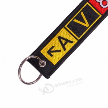 Broderie AV8R Porte-clés Pour Motos OEM ATV Voiture Porte-clés porte-clés 13x2.8cm porte-clés Tissu mode sleutelhanger