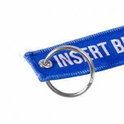Insérer avant le vol porte-clés bijoux porte-clés pour Aviation Cadeaux porte-clés Emboridery Bleu OEM Porte-clés Sleutelhanger