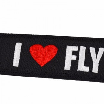 Porte-clés pour motos Sécurité Clé Étiquette Broderie Aviation Porte-clés OEM Porte-clés llaveros aviacion