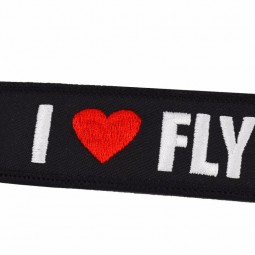 schlüsselanhänger Für die Sicherheit der Motorräder Key Label Stickerei Luftfahrt Schlüsselanhänger OEM-Schlüsselring llaveros aviacion