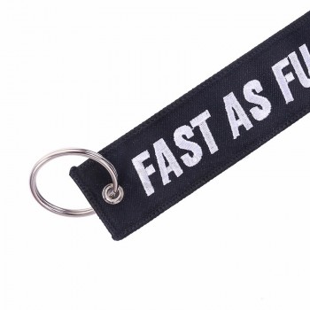Porte-clés de mode Bijoux pour moto broderie lettre Porte-clés pour cadeau à des amis porte-clés porte-clés pour moto
