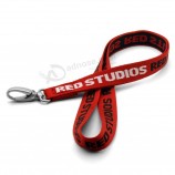 Factory Promotional Custom Polyester Woven Neck Lanyards
