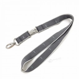 beliebte graue Lanyard-Farbe mit geprägtem Logo