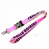 roze nylon materiaal promotionele lanyard