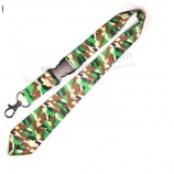 afneembare gesp camo lanyard, hete verkoop warmteoverdracht lanyard