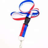 warmteoverdracht polyester lanyard met gesp