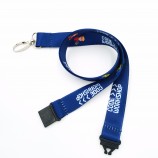 aangepaste sublimatie polyester lanyard met gesp