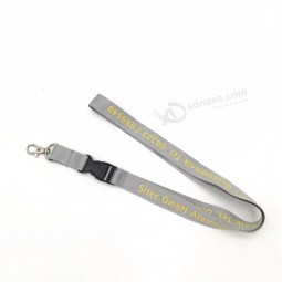Seide Polyester Lanyard Hersteller mit Haken angepasst