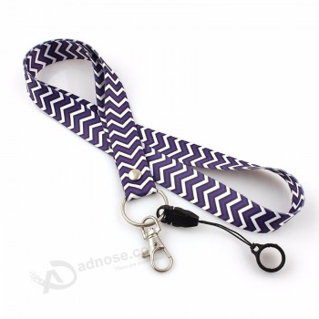 Haute qualité polyester personnalisé sublimation porte-stylo tour de cou avec logo pour événement