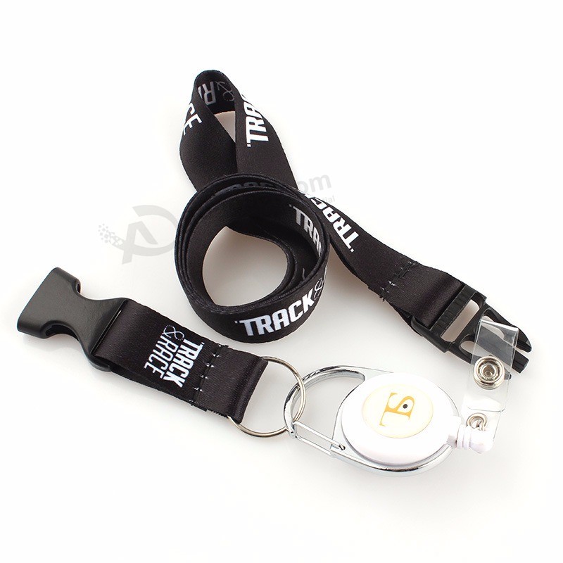 Factory Price Personalized Custom Printing Logo Eco Friendly Lanyards with Retractable Badge Reel