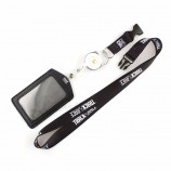 prezzo di fabbrica personalizzato stampa personalizzata logo Cordini ecologici con bobina per badge retrattile