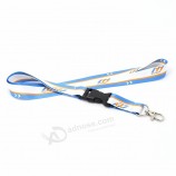 nette geschenke günstige 1,5 cm breite umhängeband wärmeübertragung lanyard mit abtrennschnalle