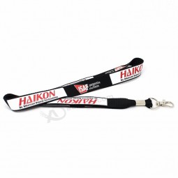 2019ホットポリエステルシルクスクリーンカスタムネックストラップ
