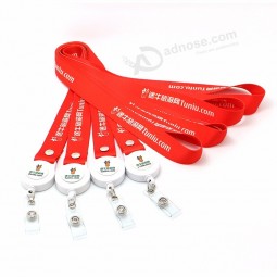 Einziehbarer Lanyard-Gurt für Sublimation nach Maß mit Aufroller