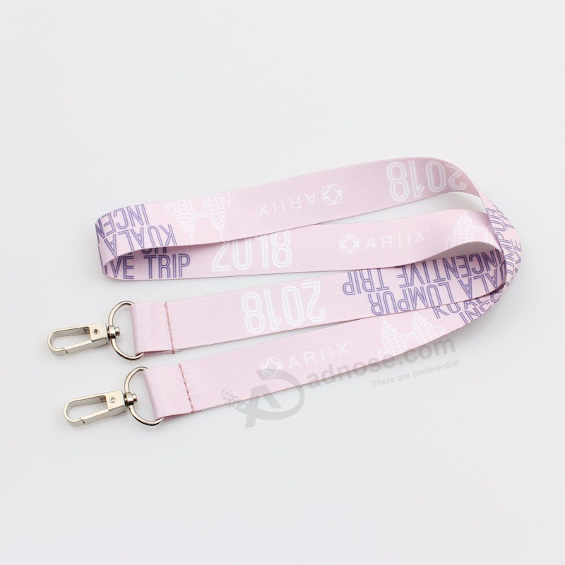 Benutzerdefinierte gedruckte Lanyard Sublimation Schlüsselanhänger Kartenhalter