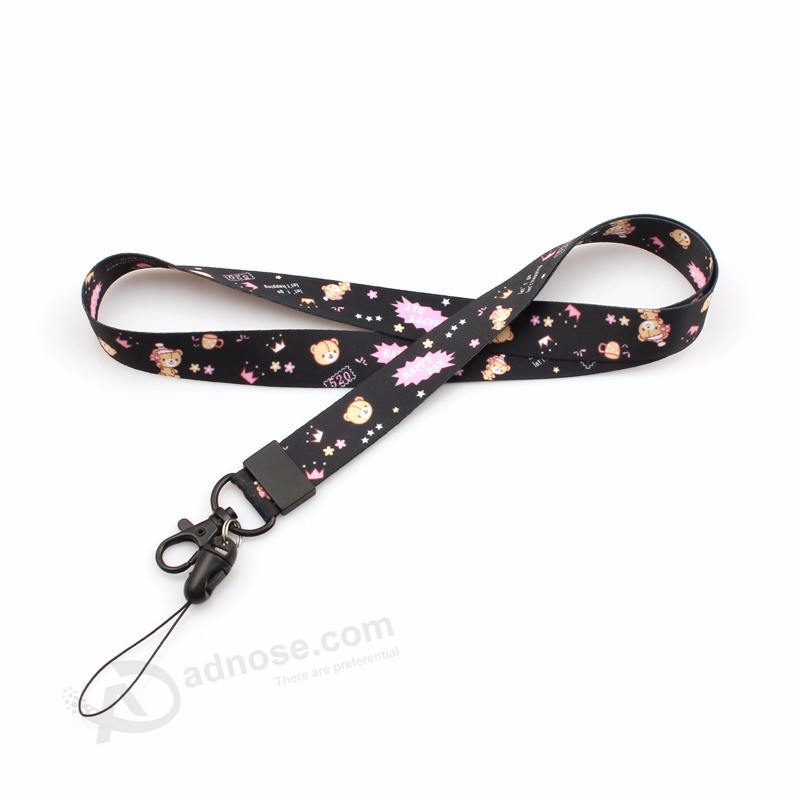 Custom Printed Lanyard Sublimation Key Chain Card Holder