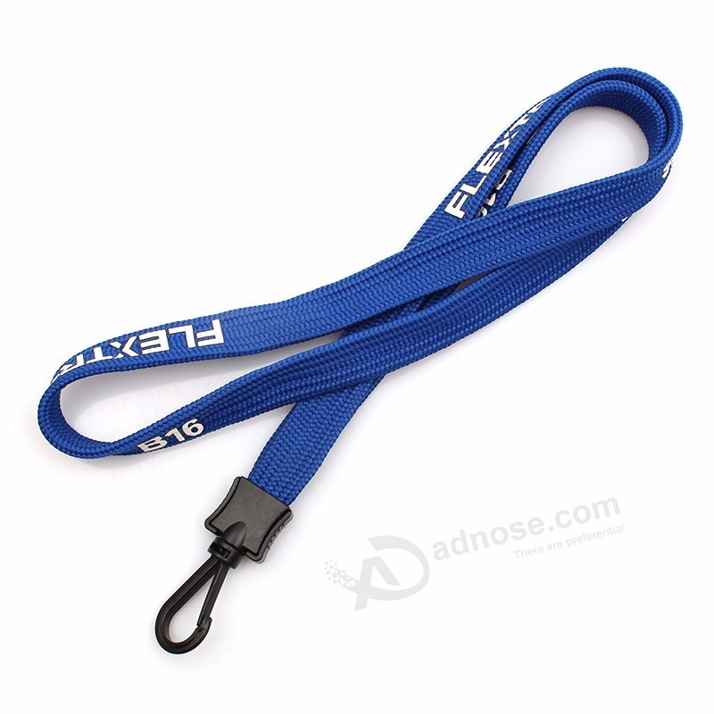 Wholesale Custom Logo Printed Food Grade Coffee Thick Lanyards for Keys