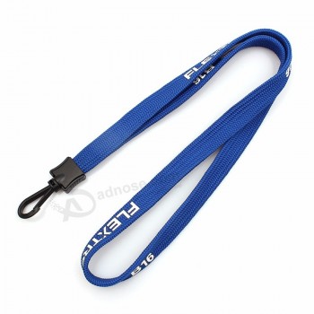 Conception gratuite Nouveau fournisseur de longes personnalisées Sangle de cou avec crochet en plastique