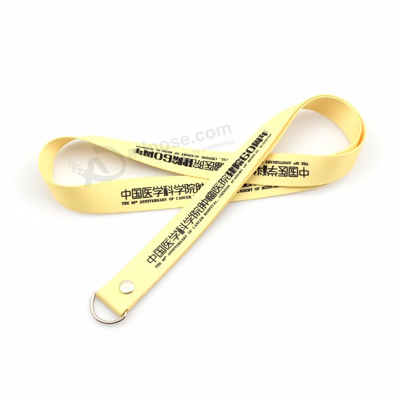 Free Design New Custom Lanyards Supplier Neck Strap with Plastic Hook