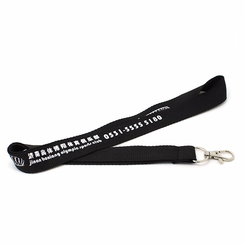 High End good Quality durable Print logo Car Key lanyards with release Buckle