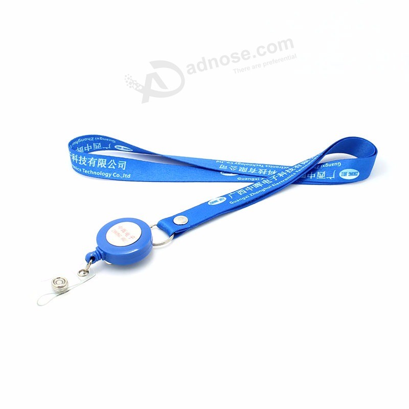 Hot sale Printed your Own logo Heat transfer Polyester neck Lanyard with Sample Free