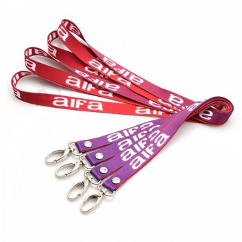 Günstiges individuell bedrucktes Lanyard aus Polyester Entwerfen Sie Ihr eigenes Lanyard Kein Minimum für Handys